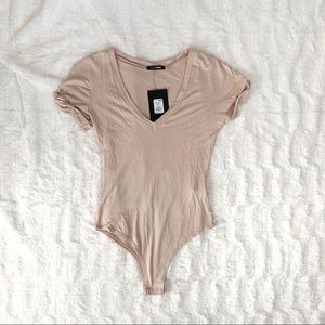 SOLD NWT Fashion Nova Nude Bodysuit